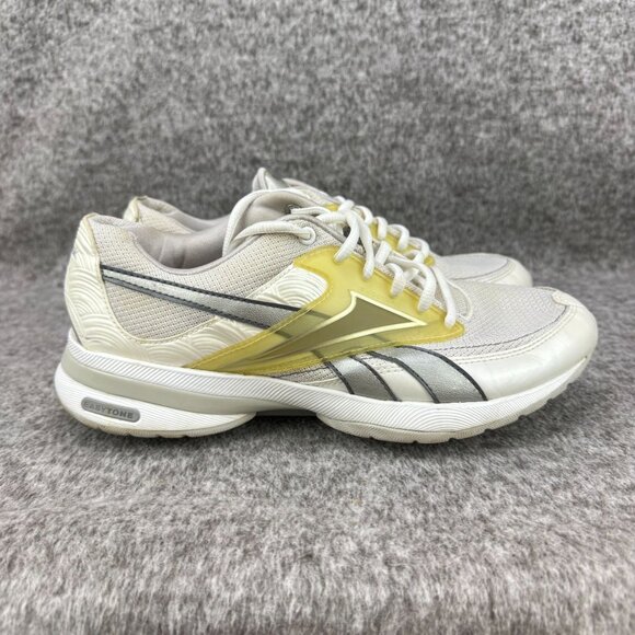 ✅Womens 7.5 Reebok Shoes Playdry EasyTone Running Sneakers White Athletic Toning - Picture 7 of 13